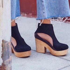 Free People Horizon Black Clog